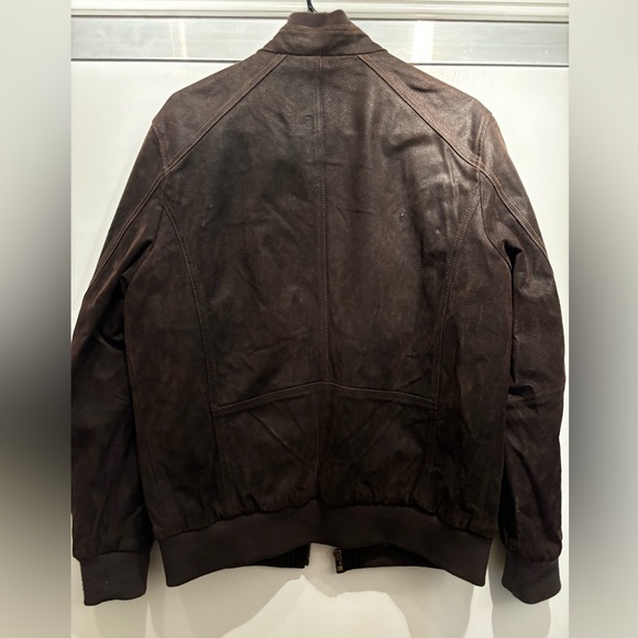 Wilson suede leather bomber - Picture 3 of 11